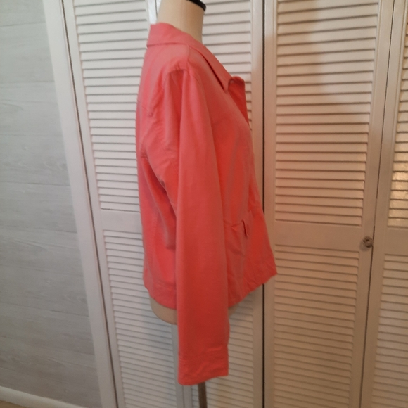 Kim rogers linen jacket sz 12 - Picture 4 of 5